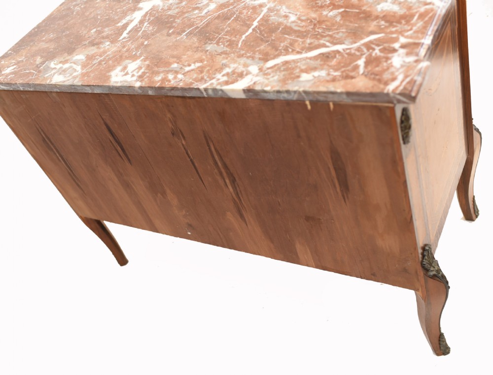 Scandanavian Commode Marquetry Chest of Drawers 1920 View XV