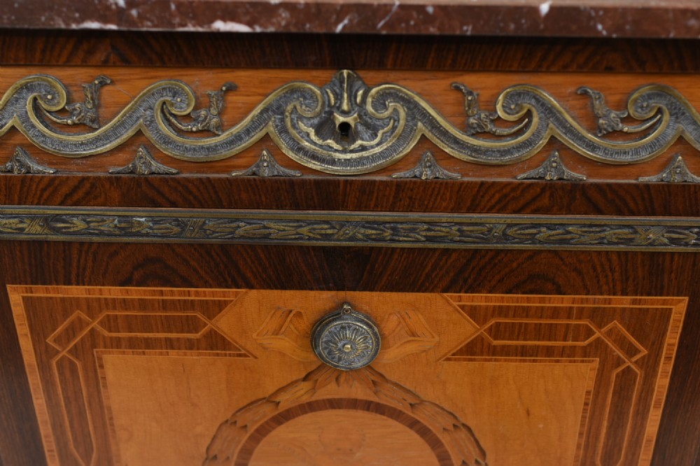 Neo Classical Swedish Commode Marquetry Chest of Drawers Scandanavian View VII
