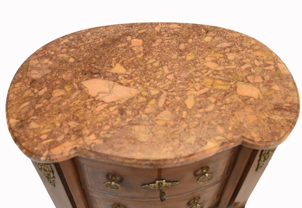 Antique French Commmode Empire Bedside Chest 1920 View VI