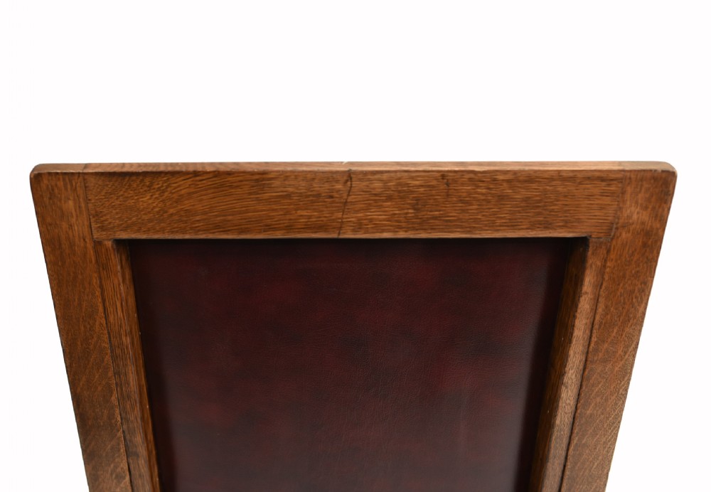Set Oak Dining Chairs English Antique Farmhouse Furniture View IV