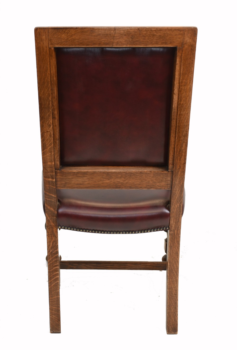 Set Oak Dining Chairs English Antique Farmhouse Furniture View XIII
