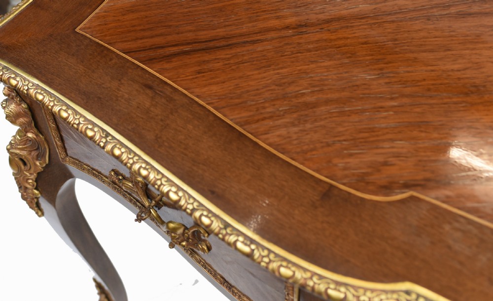 French Bureau Plat Antique Desk  View IV