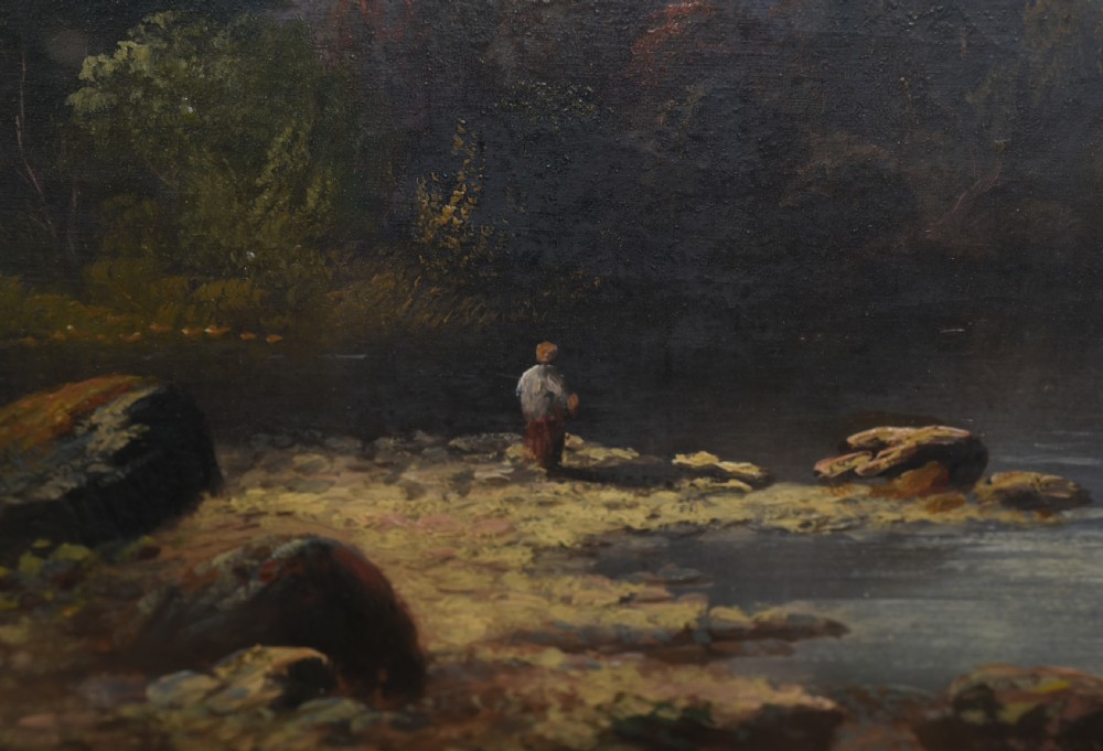 American Landscape Oil Painting by Earnest T Fredericks Yosemite View III