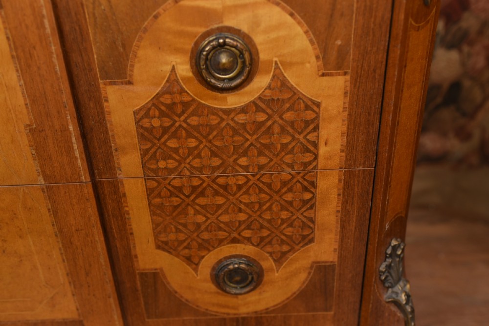 Swedish Commode Chest of Drawers Marquetry Inlay 1920 View III
