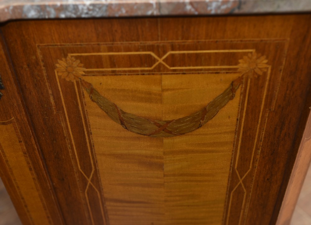 Swedish Commode Chest of Drawers Marquetry Inlay 1920 View V