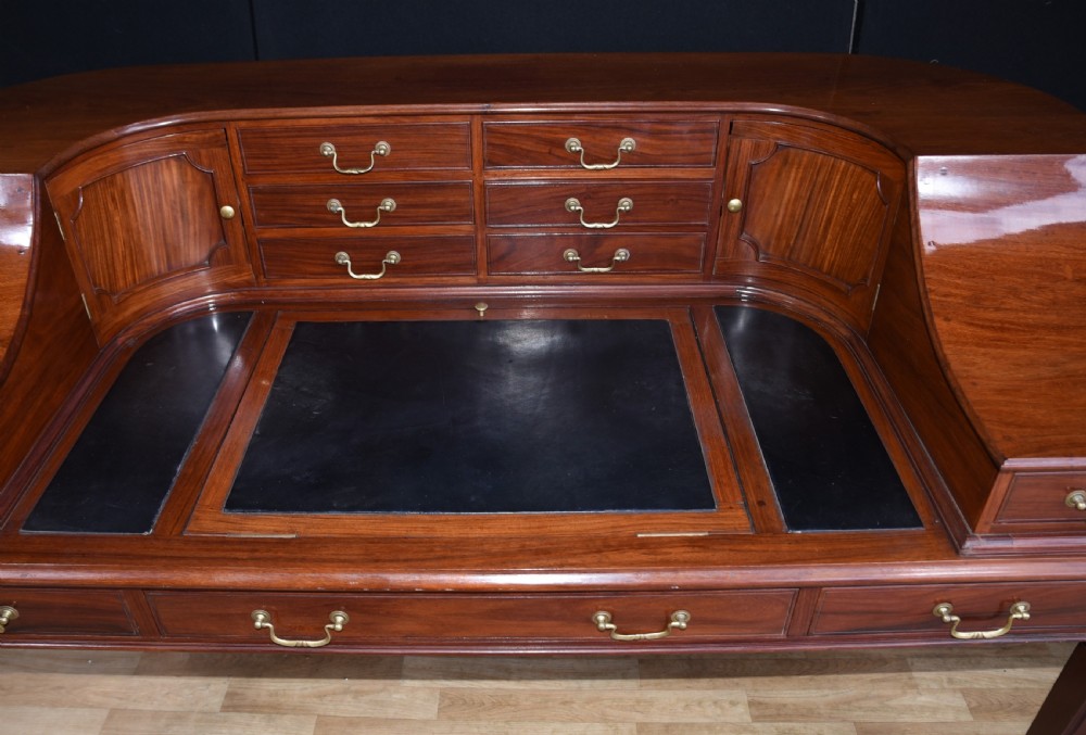 Regency Carlton House Desk Mahogany View III