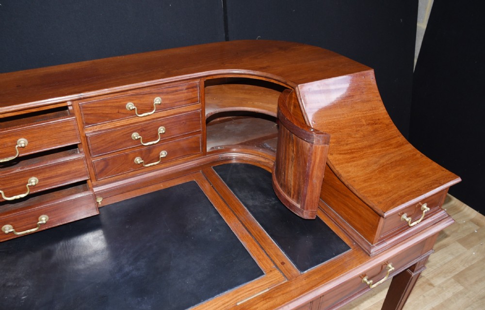 Regency Carlton House Desk Mahogany View IV