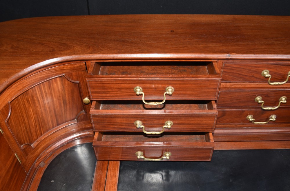 Regency Carlton House Desk Mahogany View V
