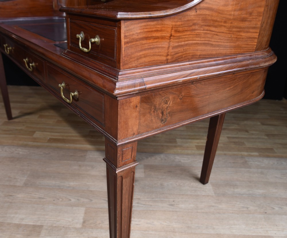 Regency Carlton House Desk Mahogany View IX