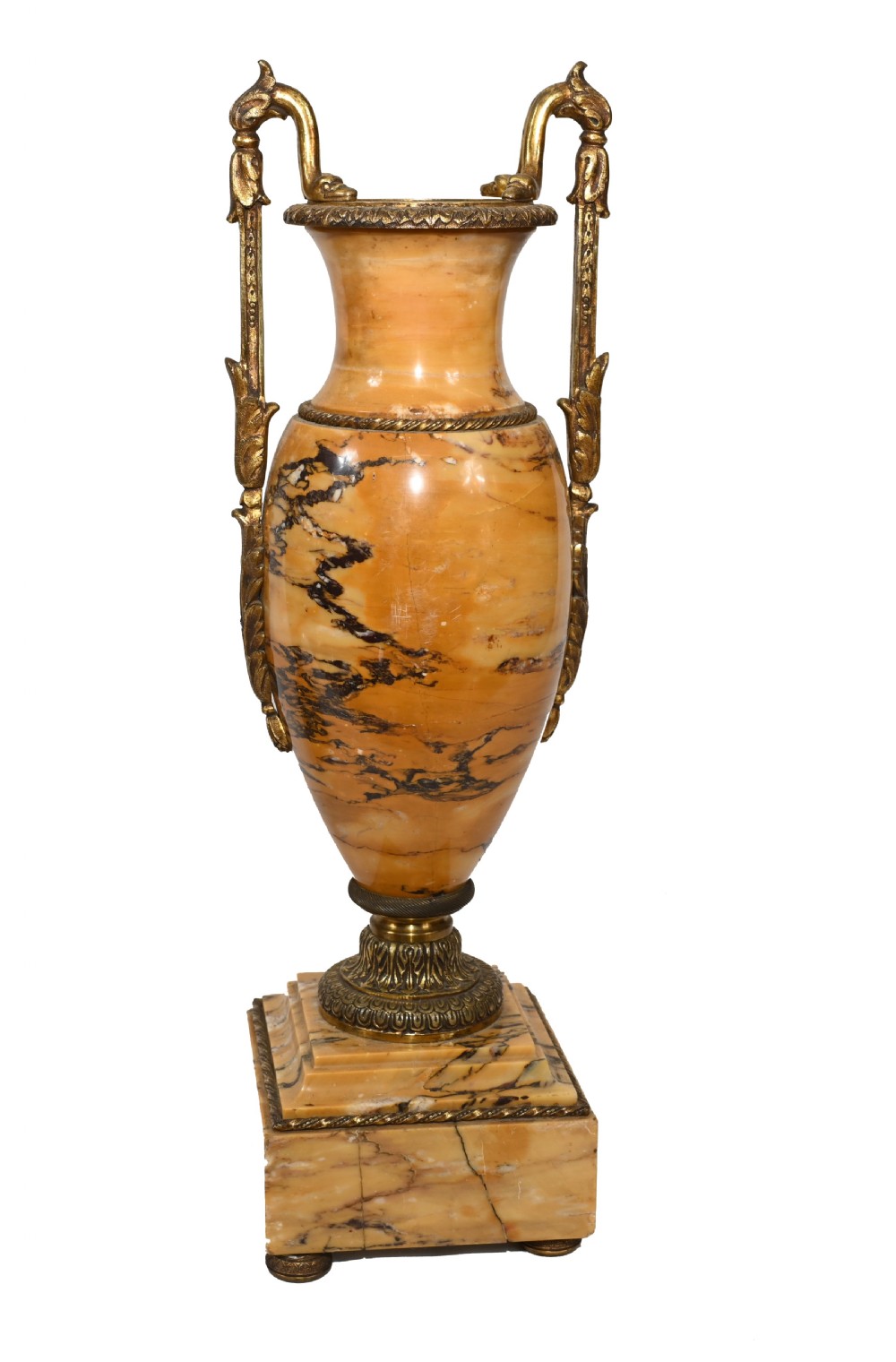 French Marble Urns Amphora Form Empire Cassolette 1880 View XI