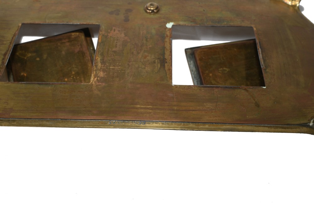 Vintage Art Nouveau Inkwell Brass 1930s View VIII