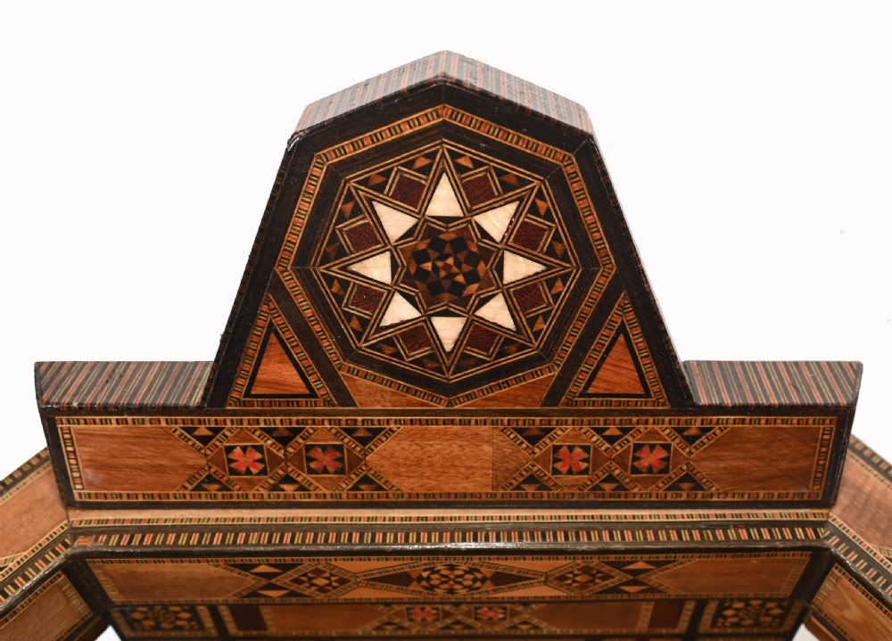 Pair Damascan Chairs Inlay Arabic Syrian Interiors 1920 View VI
