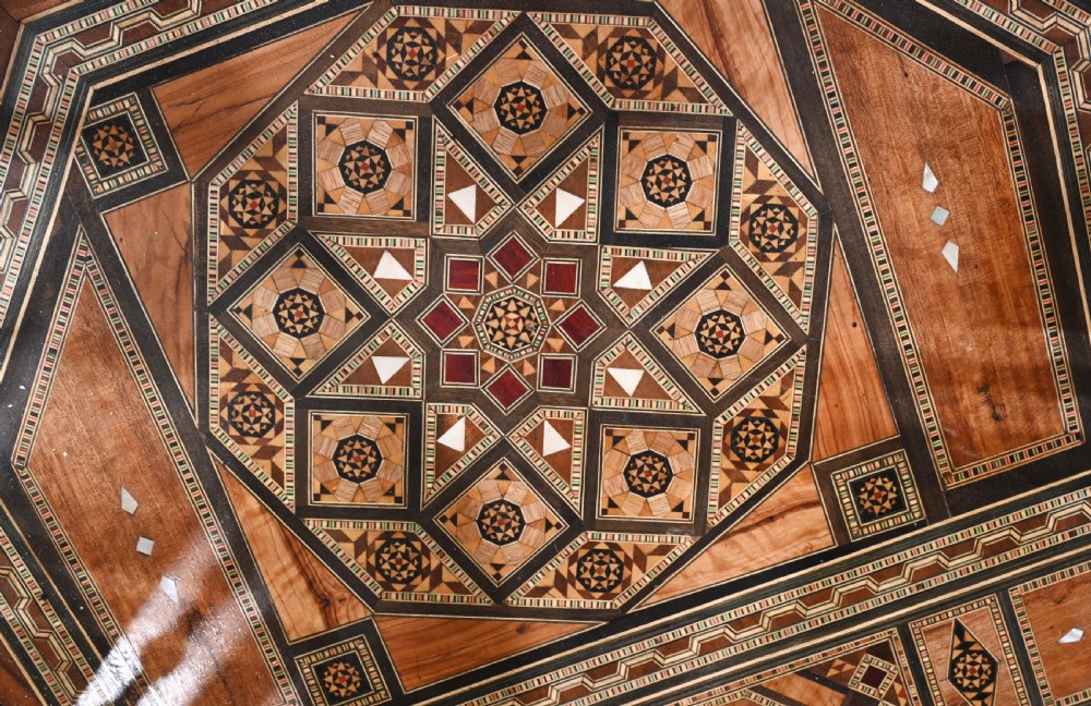 Pair Damascan Chairs Inlay Arabic Syrian Interiors 1920 View VII