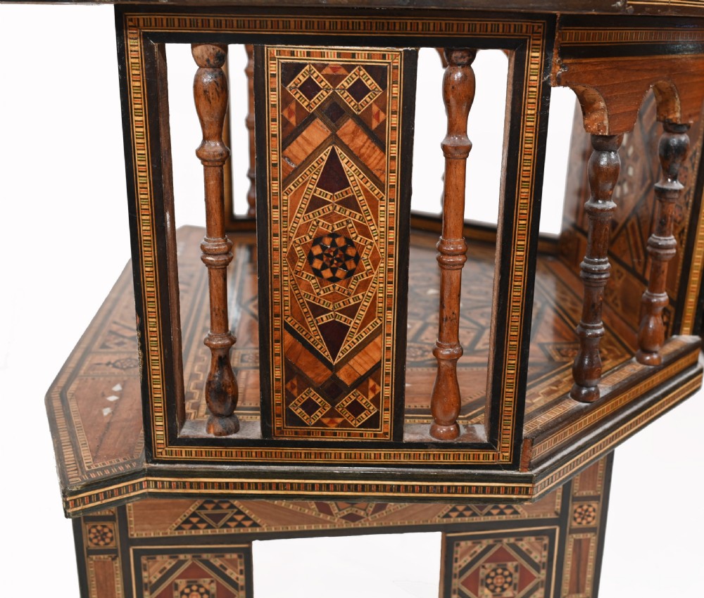Pair Damascan Chairs Inlay Arabic Syrian Interiors 1920 View IX
