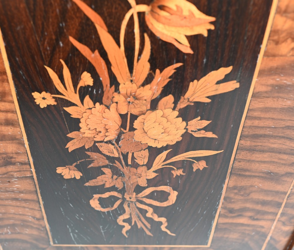 Victorian Credenza Walnut Sideboard Cabinet 1880 View VII
