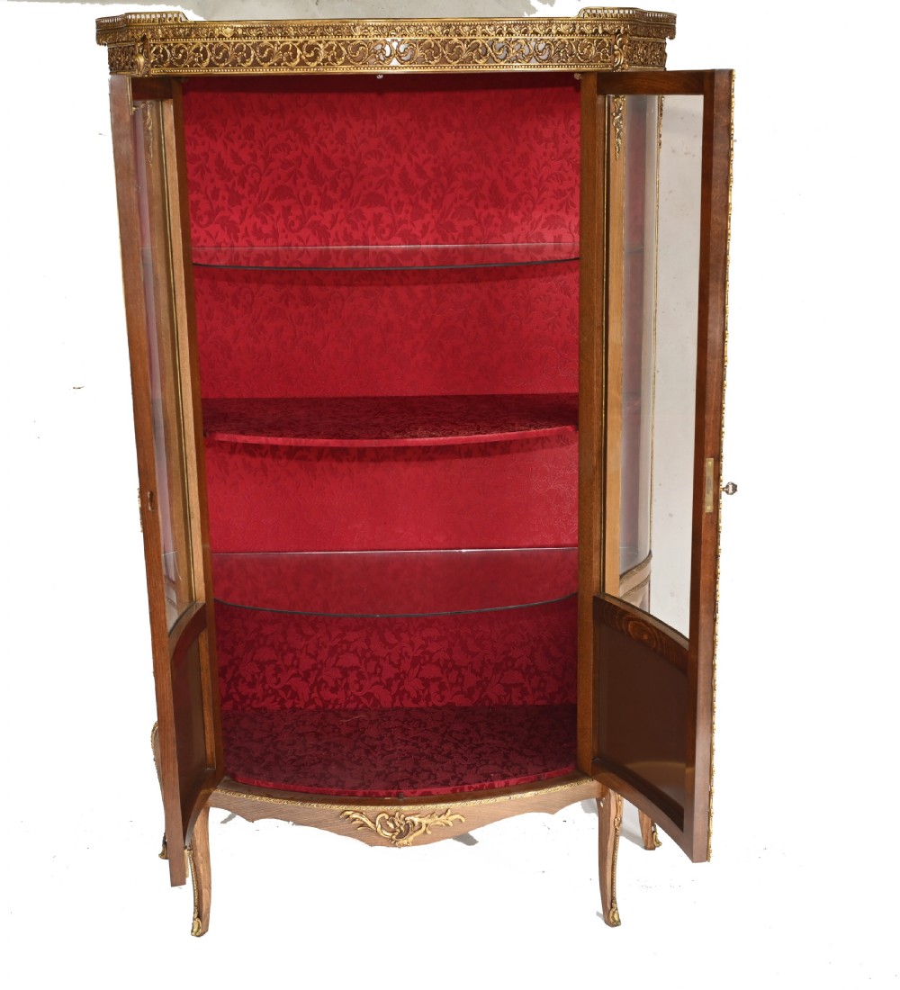 French Display Cabinet Vernis Martin Painted Bijouterie 1900 View X