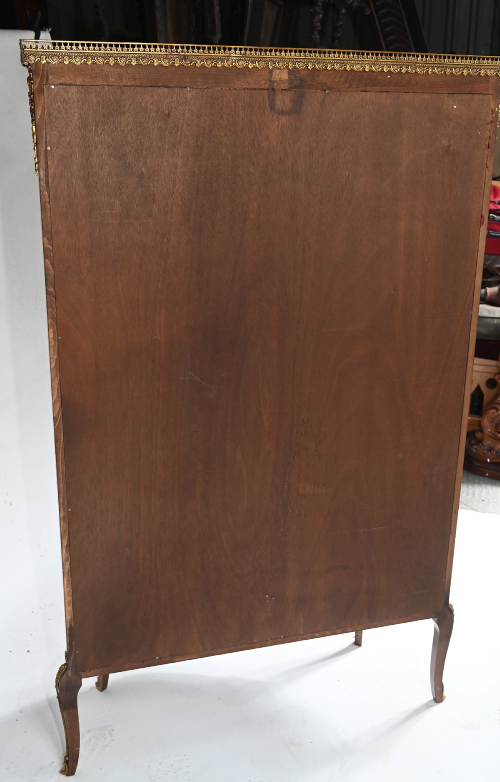 French Display Cabinet Vernis Martin Painted Bijouterie 1900 View XVI