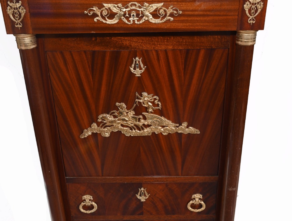 French Empire Cocktail Cabinet Drinks Chest 1920 View V