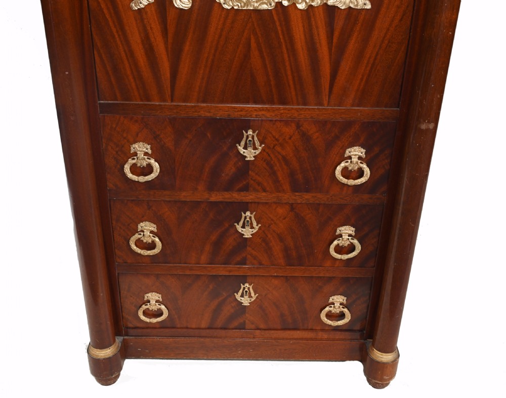 French Empire Cocktail Cabinet Drinks Chest 1920 View VI