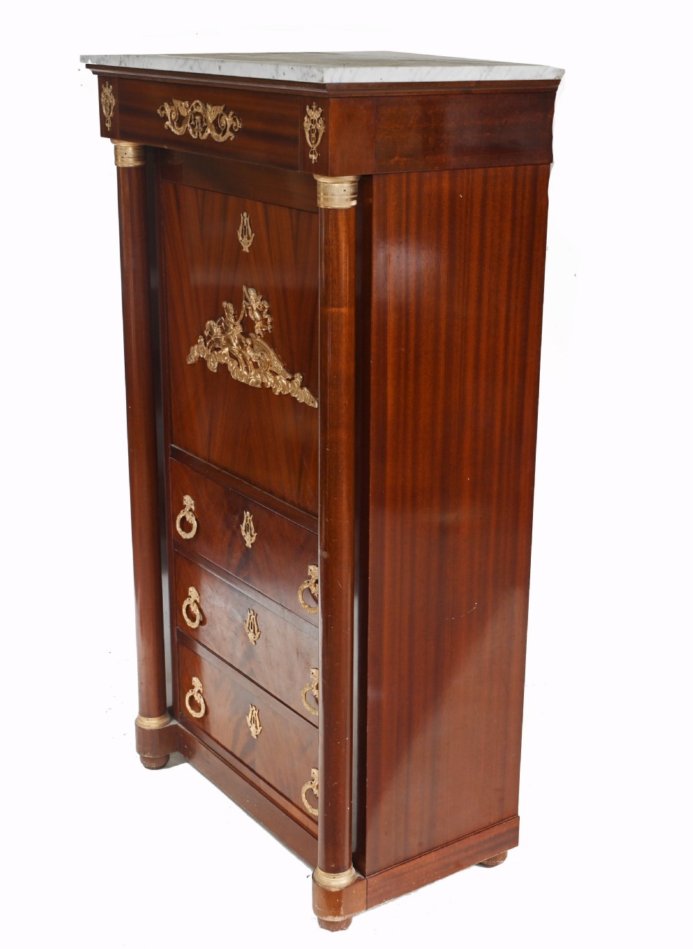 French Empire Cocktail Cabinet Drinks Chest 1920 View VII
