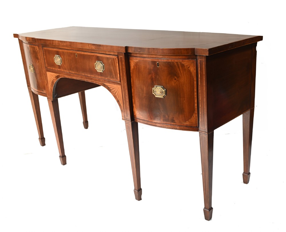 Antique Georgian Sideboard Mahogany Server 1800 View IX
