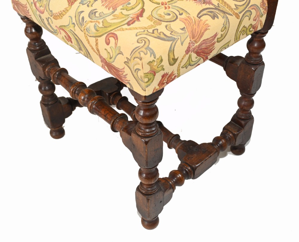 Set 8 Oak Dining Chairs Barley Twist Farmhouse Diners View IX