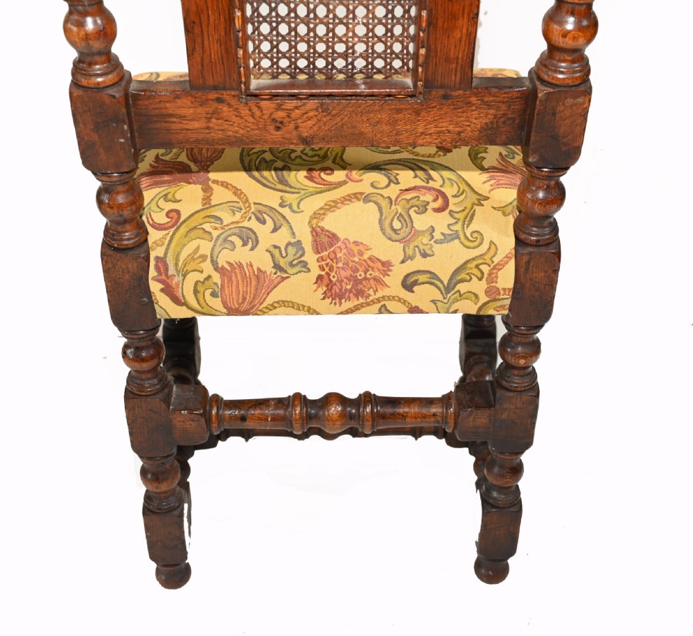 Set 8 Oak Dining Chairs Barley Twist Farmhouse Diners View XIII