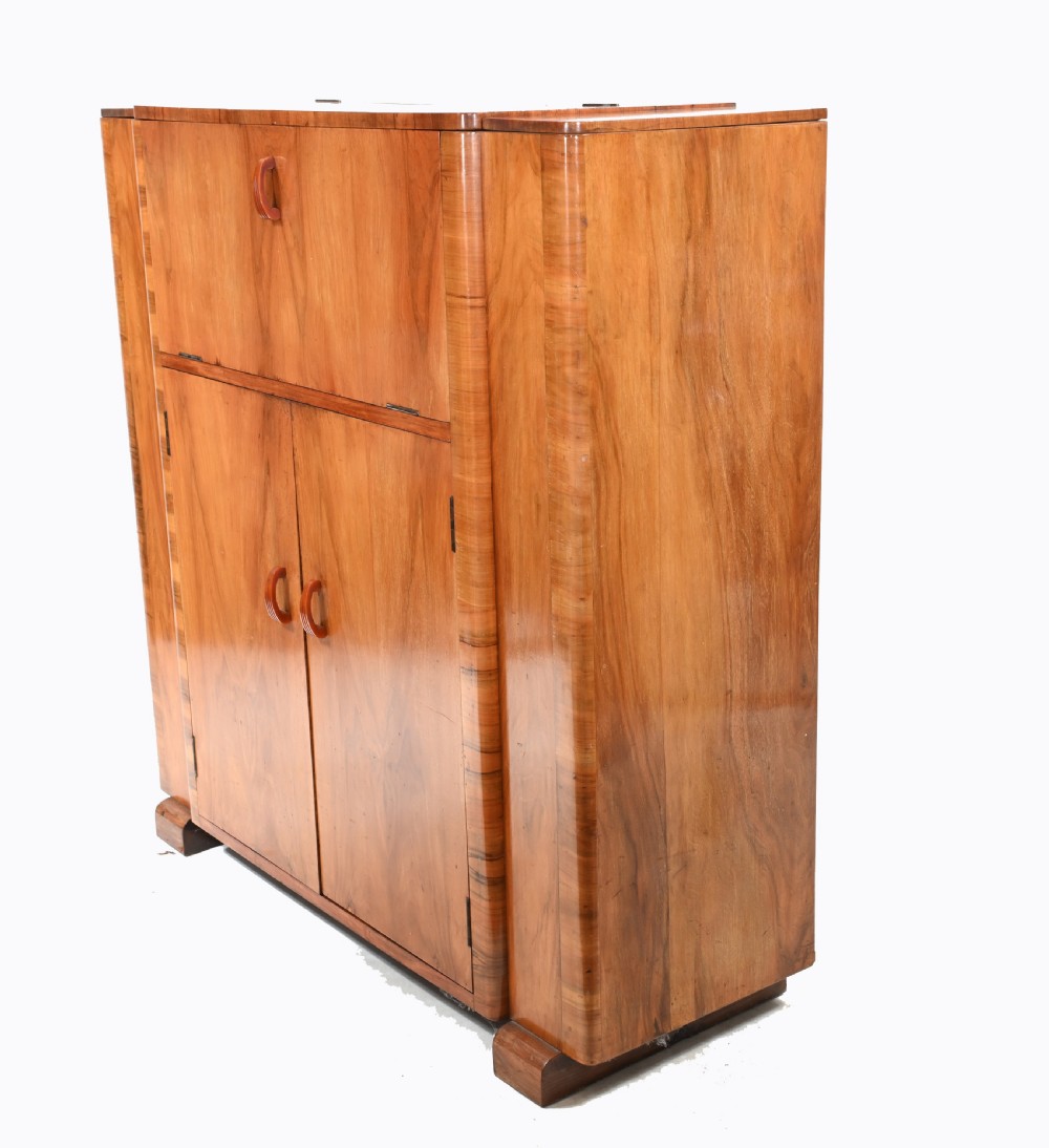 Vintage Art Deco Cocktail Cabinet Drinks 1930s