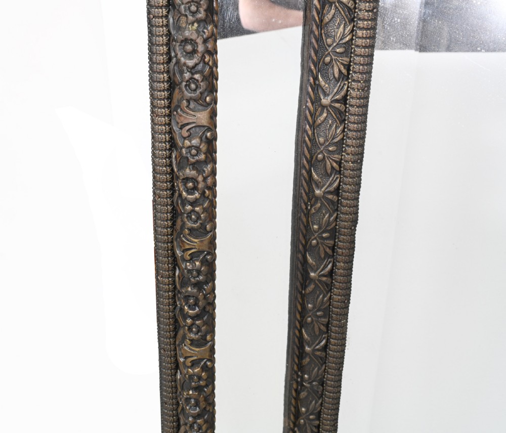 French Cushion Mirror Antique Pier 1840 View IX