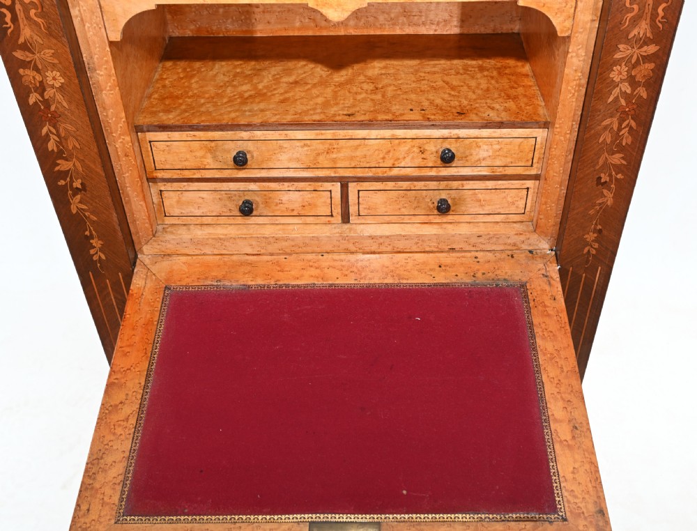 Empire Escritoire Desk Antique French Inlay 1880 View VIII