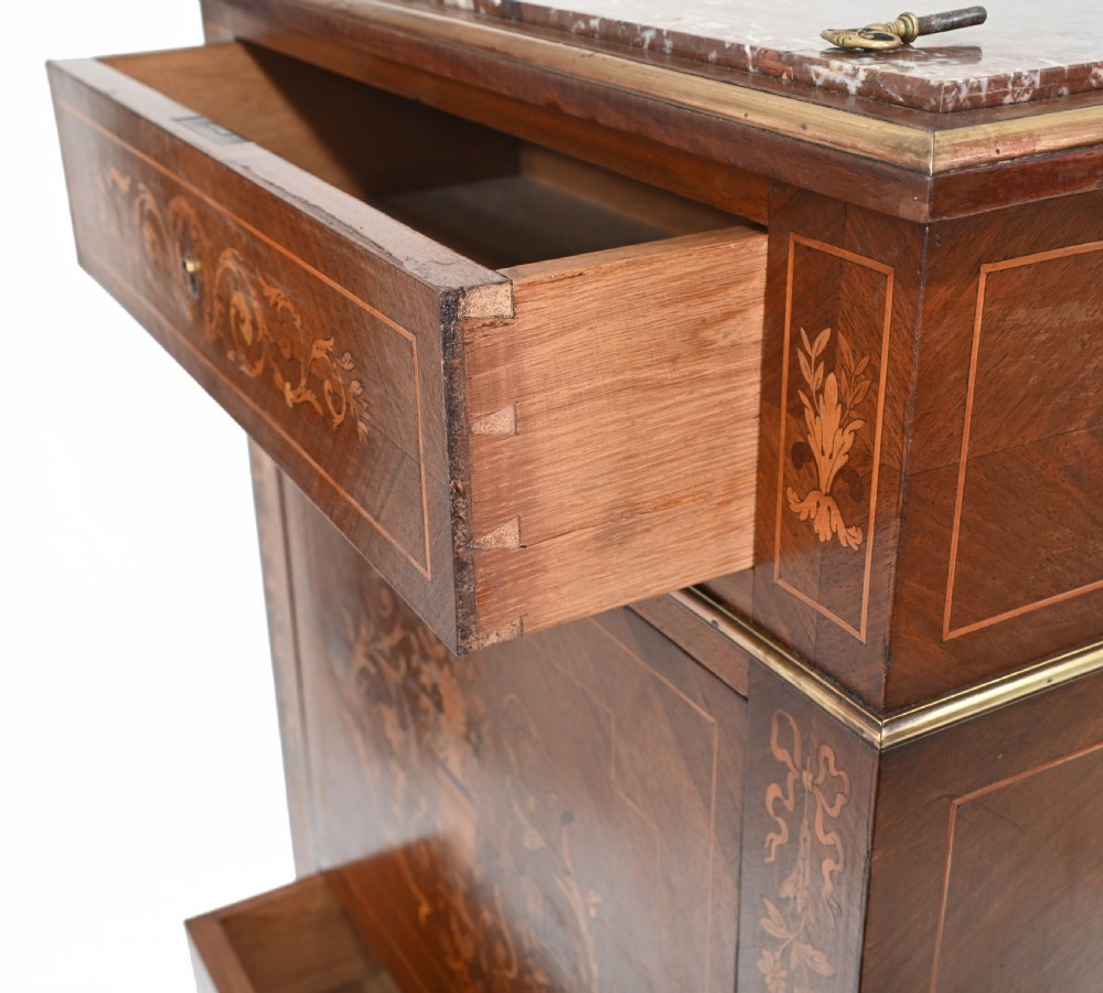 Empire Escritoire Desk Antique French Inlay 1880 View XIII