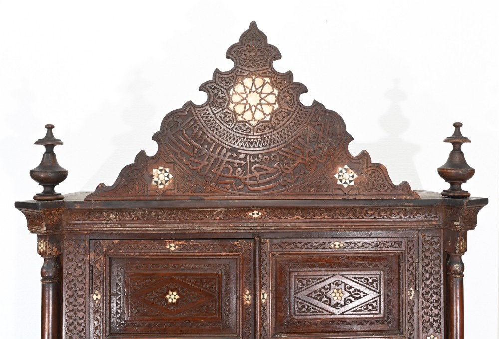 Syrian Inlay Cabinet Bookcase Damascan Islamic Interiors 1880 View V