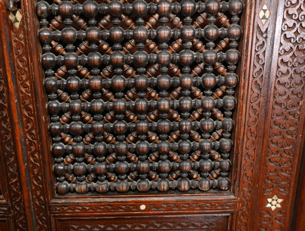 Syrian Inlay Cabinet Bookcase Damascan Islamic Interiors 1880 View VI