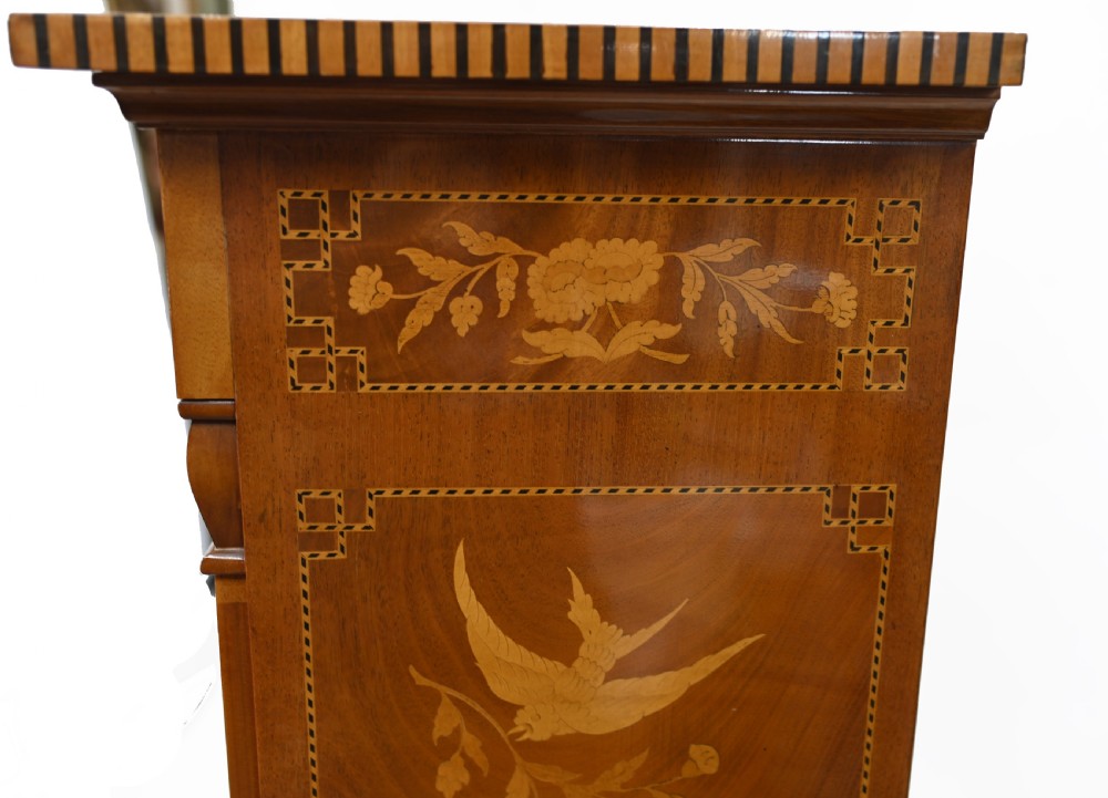 Dutch Marquetry Escritoire Desk 1890 Inlay View XIV