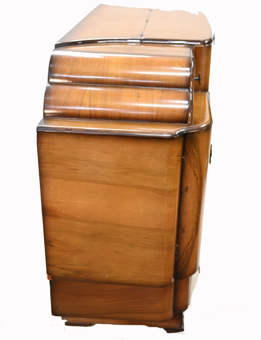 Period Art Deco Cocktail Cabinet Vintage Drinks Chest 1930 View IX