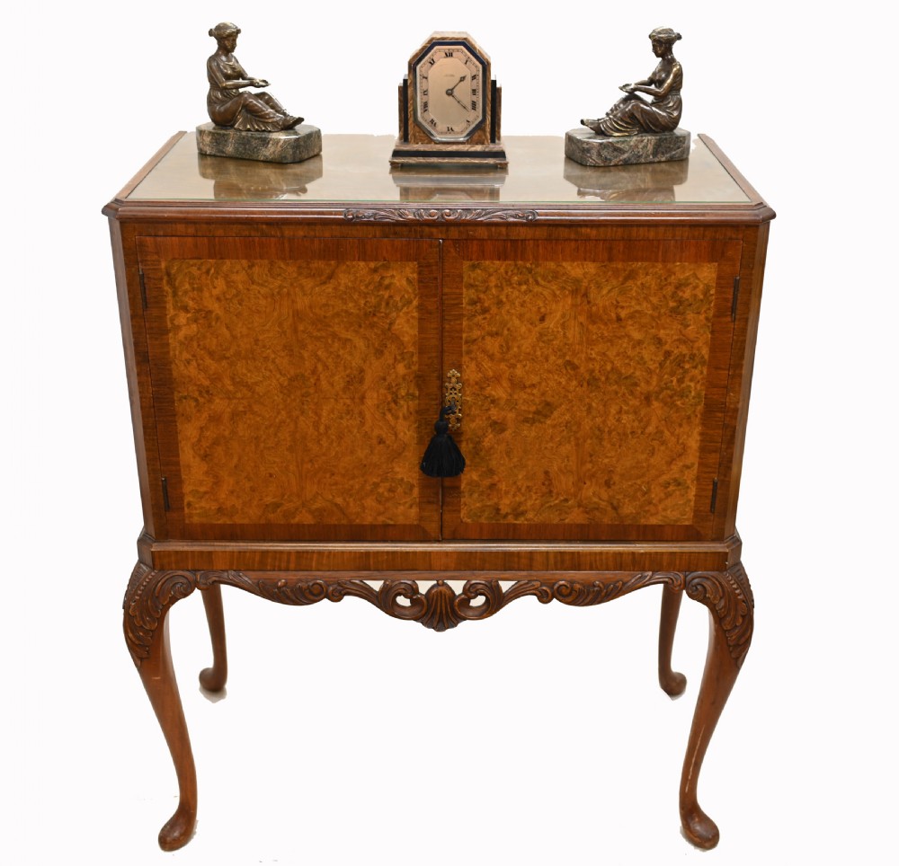 Epstein Cocktail Cabinet Walnut Drinks Deco 1930 View III
