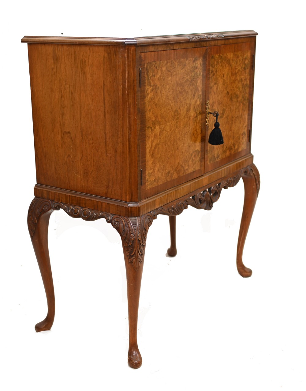 Epstein Cocktail Cabinet Walnut Drinks Deco 1930 View IX