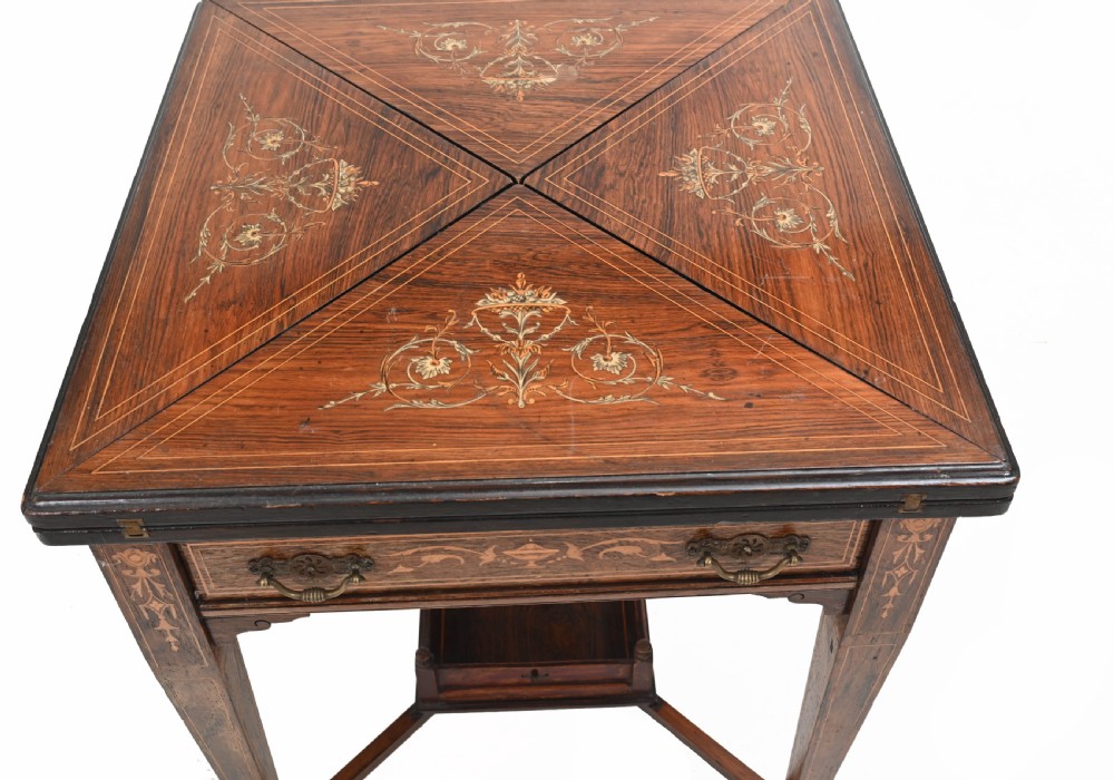 Edwardian Games Table Envelope Tables 1910 View III
