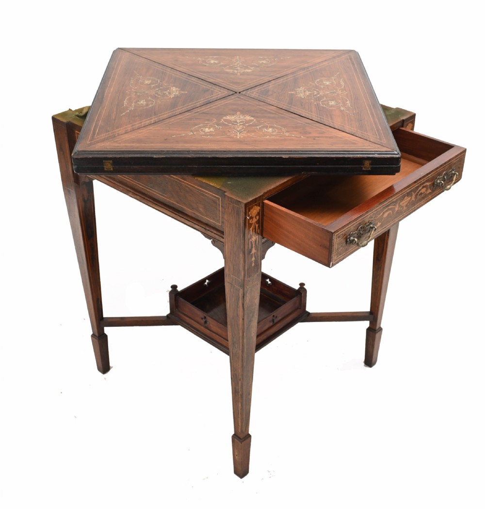 Edwardian Games Table Envelope Tables 1910 View VIII