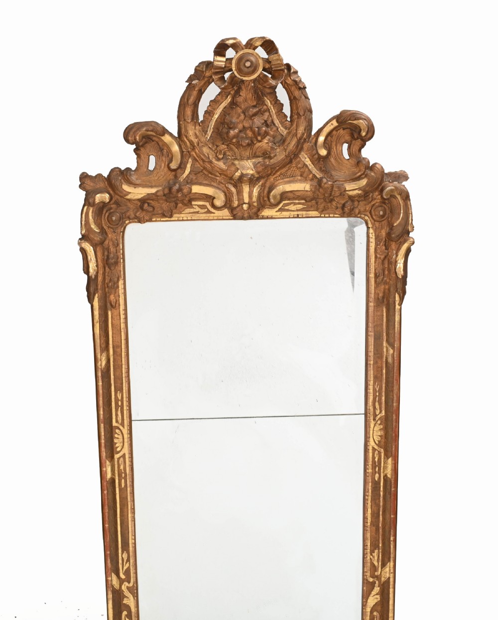 Antique French Pier Mirror Gilt 1860 View II