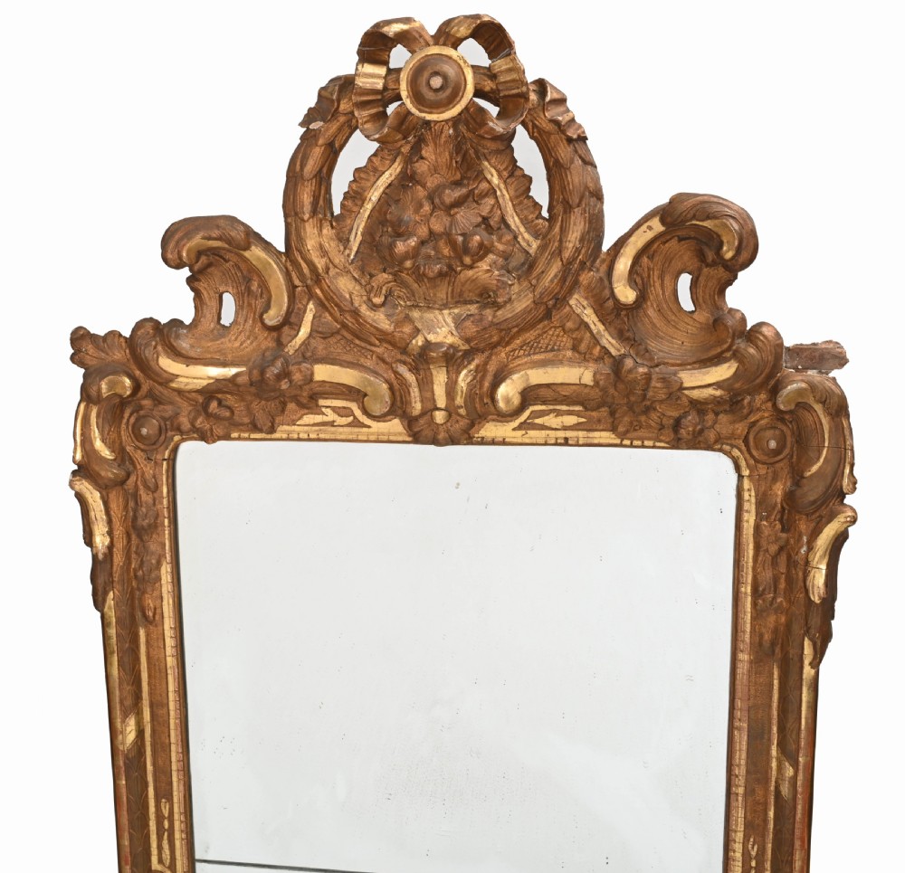 Antique French Pier Mirror Gilt 1860 View III