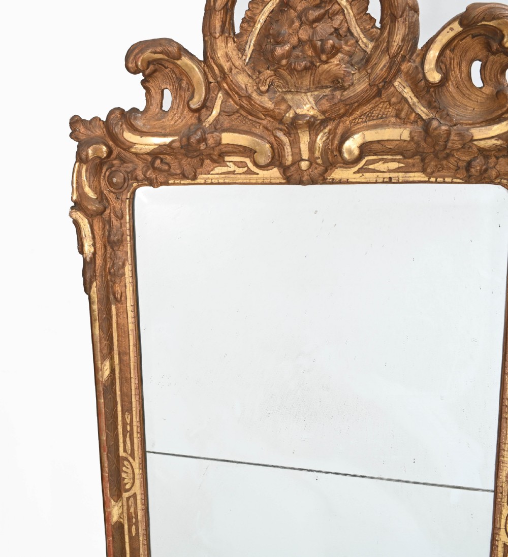 Antique French Pier Mirror Gilt 1860 View IV