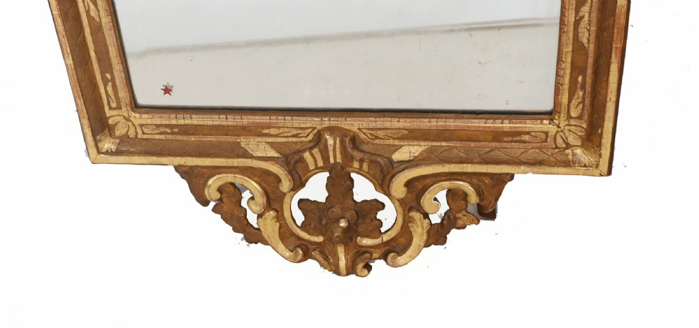 Antique French Pier Mirror Gilt 1860 View VI