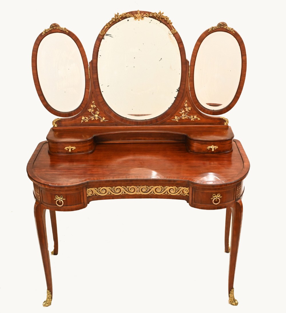 French Dressing Table Mirror Set Bedroom Furniture 1920