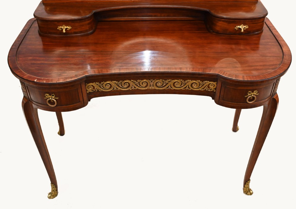 French Dressing Table Mirror Set Bedroom Furniture 1920 View II