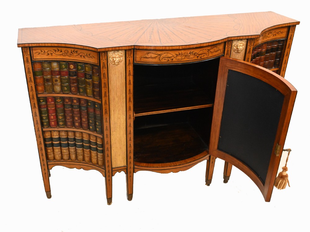 Regency Satinwood Side Cabinet Sideboard 1880 View VIII