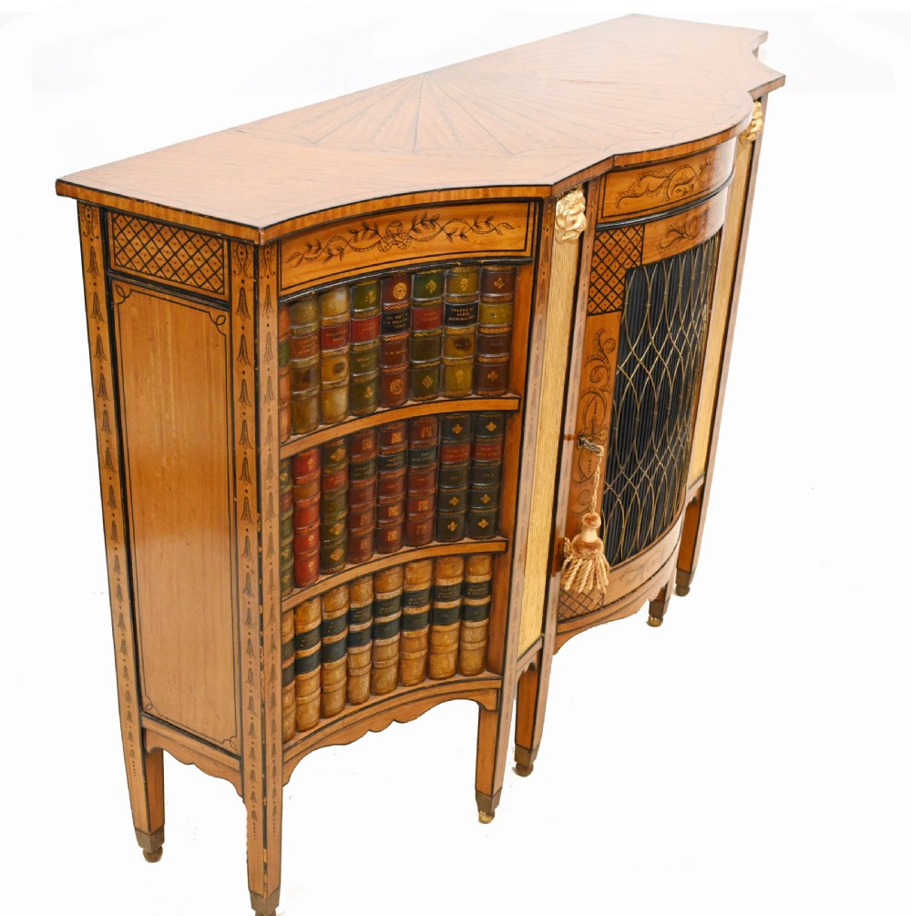 Regency Satinwood Side Cabinet Sideboard 1880 View XIII