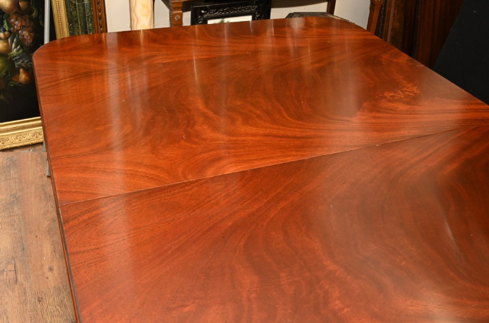 Regency Dining Table Mahogan Extending Regency Pedestal Base View VIII