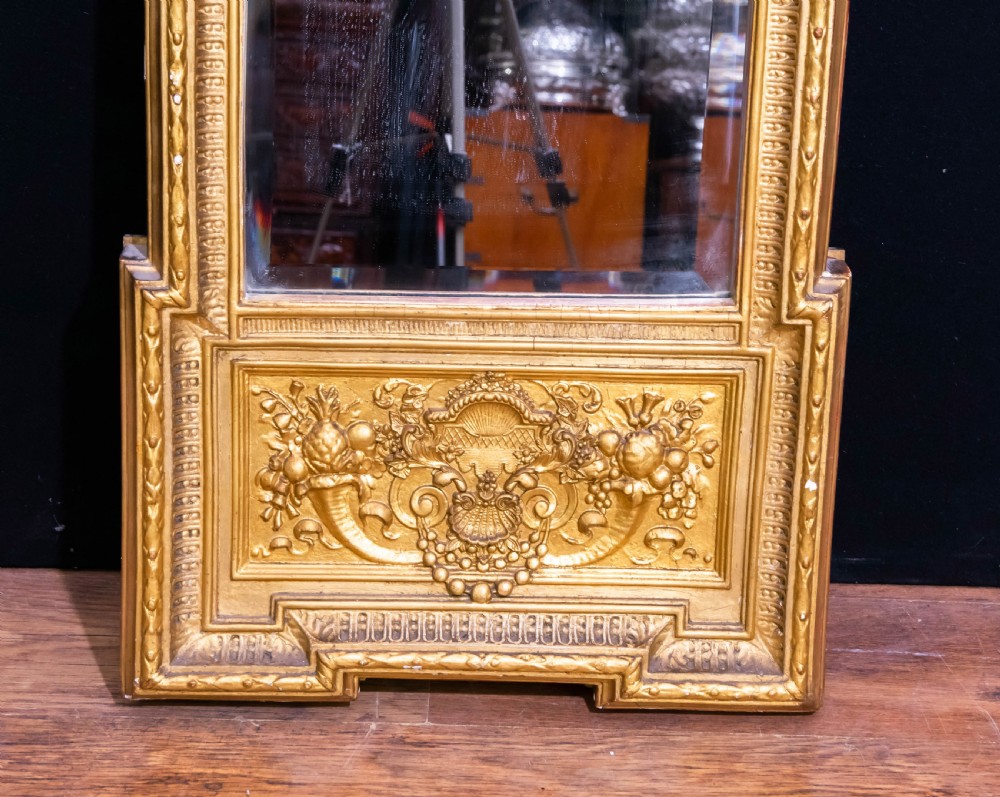 French Empire Pier Mirror - Antique Cherub Gilt Circa 1880 View IV