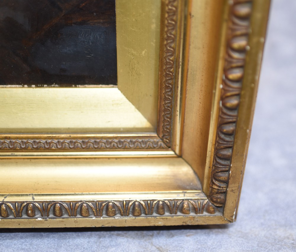 Victorian Oil Painting Clock Maker Horologist Portrait View VI